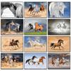 Horse Wall Art Posters Horse Running Canvas Art Print Painting Beautiful Horses Pictures for Modern Home Living Room Decoration