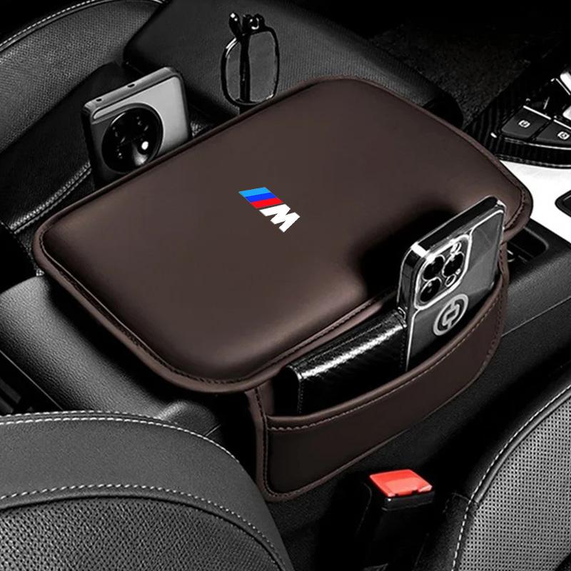 Car Armrest Box Mat Stowing Tidying Cushion Protective Pad For BMW M E34 E36 E60 E90 E46 E39 E70 F10 F20 F30 X5 X6 X1 M3 M5 M6