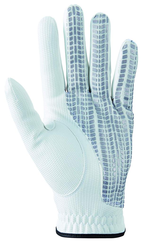 Kasco Zeus Impact Golf Size Features a Knit Upper for a Stretchy Gloves, Men's, ZI-1926, White, 21cm. 2-way Fit. Non-conforming Gloves.