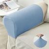 2 Pieces /Set Sofa Armrest Cover Polar Fleece Elastic Couch Armchair Arm Protector Case Stretch Non -Slip Removable Arms Slipcover