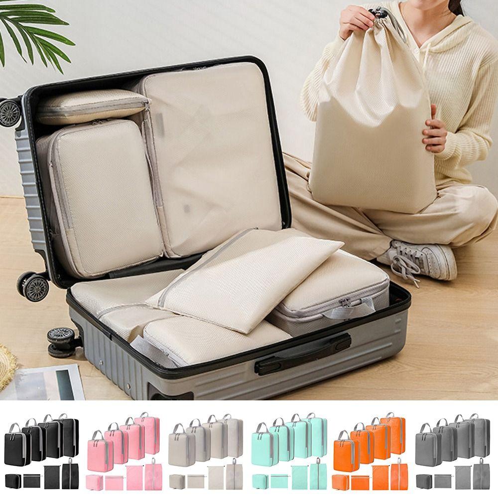 Three Piece Set Travel Storage Bag Set Large Capacity Toiletry Cosmetic Bag Makeup Bag  Travel