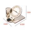 DIY Sundial Ancient Sun Clock STEM Educational Toy Handmade Science Kit for Primary School Students Learning Popularization