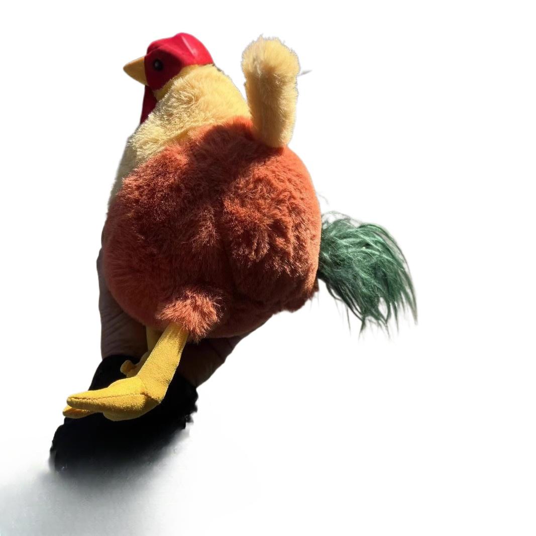 

Новая плюшевая игрушка-симулятор цыпленка, кукла-курица-петух, детский подарок на день рождения Mother hen doll коричневый