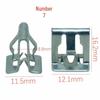 Galvanized Metal Snap Fastener: V-Shaped and U-Shaped Steel and Stainless Steel Clips