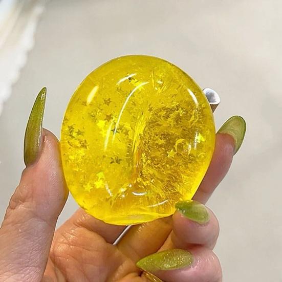 Squeeze Fidget Toy Soft Putty with Buttery Texture Moldable Glitter Stress Reliever Desktop Ornament for Handcrafts Relaxation Fun Gift for Kids