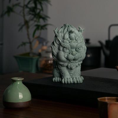 Tee Haustier Ornament Pixiu Statue Miniatur Skulptur Landschaftsbau Tierfigur für Chinesisch