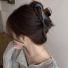 Retro Acrylic Shark Hair Clip for Women, High-End Back Head Hair Claw, 2025 New Temperament Design Hair Accessory