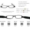 1Pcs Upgraded 360 Degree Rotation Reading Glasses Ultraportability Mini Slim Folding Eyeglass Spectacles For Old Man Grandmother