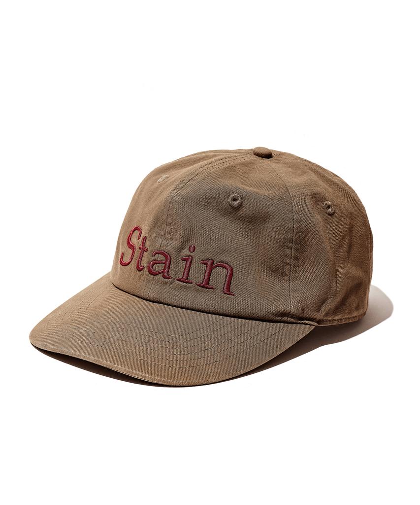 PARTIMENTO Vtg Washed Stain Ball Cap Brown Khaki