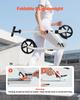 Kick Scooter for Kids Ages 8+, Teens & Adults, 2-Wheel Toddler Scooter with Adjustable Height Handlebar, Wide Anti-Slip Deck, Foldable Lightweight for