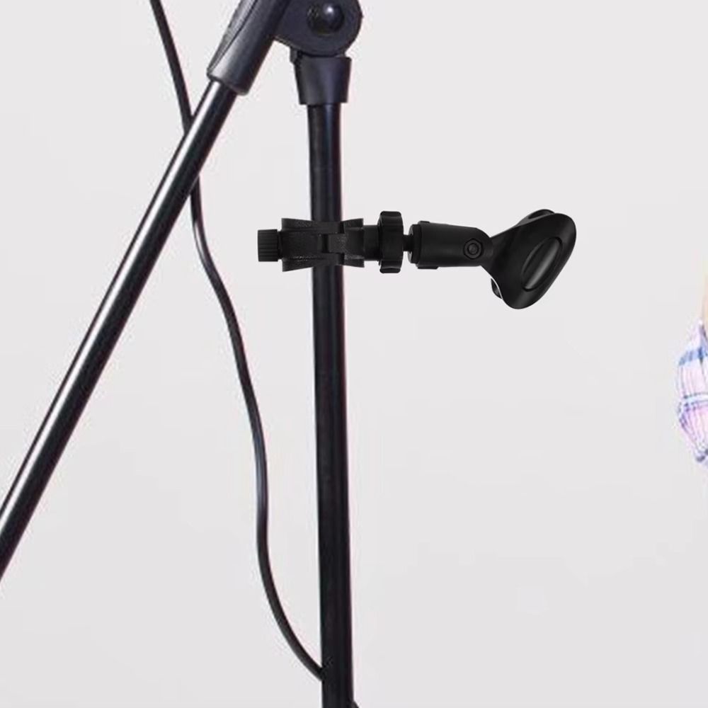 Lightweight Plastic Microphone Extension Clip Mounting Hardware Stable Wireless Mic Holder Flexible Tripod Clamp Rack