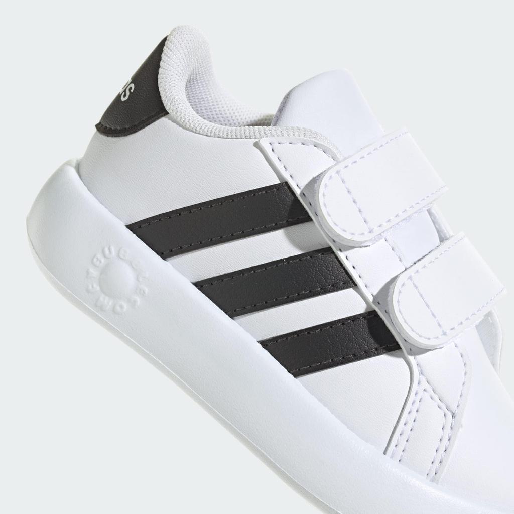 Grand Court Sneakers for Boys and Footwear White Cm [Adidas] 2.0 Kids, Girls, 12-16.5cm, MDT59, White/Core Black/Footwear (ID5271), 13.0