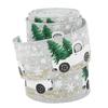 2Pcs Christmas Ribbons Cartoon Retro Truck Pattern 5 Meters Decorative AccessoriesGray
