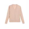 Women's Fine-Spun V-Neck Cashmere Cardigan - Lightweight, Versatile, and Perfect for Early Spring and Summer