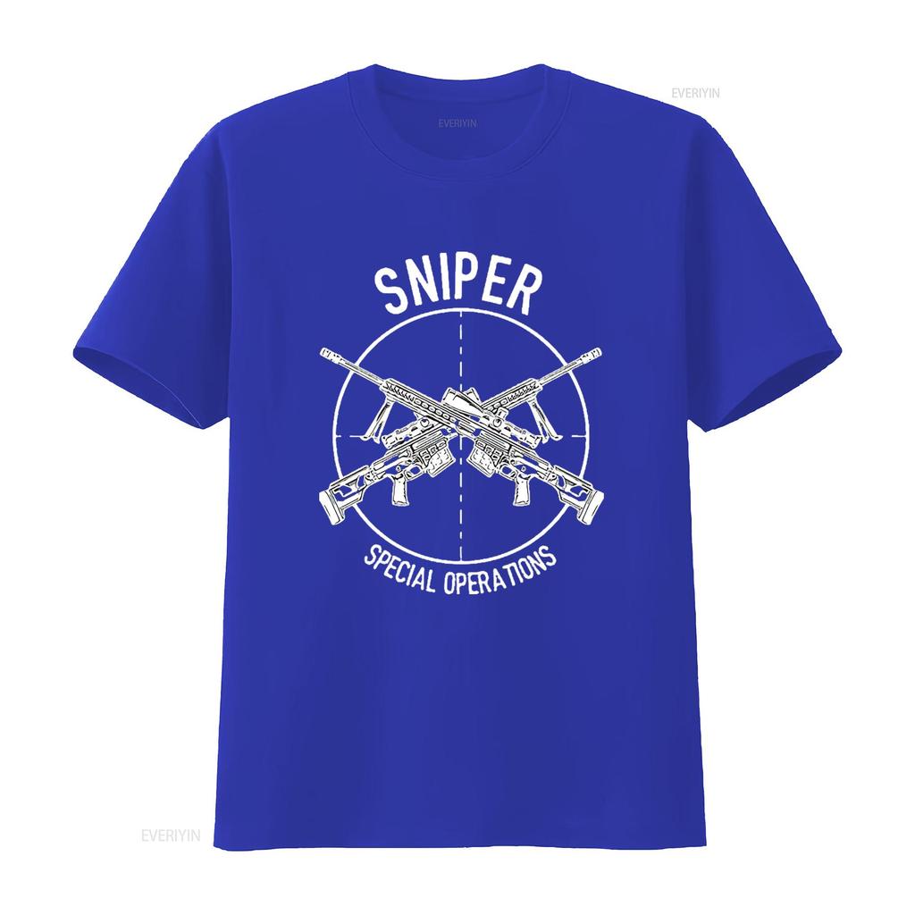 Mens Special Operations Sniper Forces USA Military T Shirt Black Vintage Washed Top For Everyday Wear Graphic Unisex Stylish