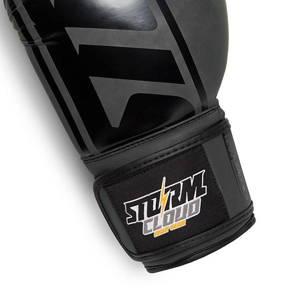 StormCloud Bolt 2.0 Boxing Gloves Black/Black 14oz