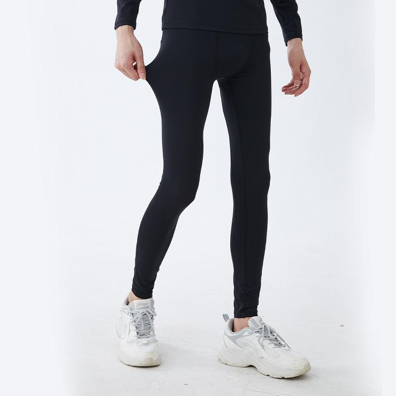 Li Ning Sports Pants Men's Black Fleece Lined Moderate LNXY027-1