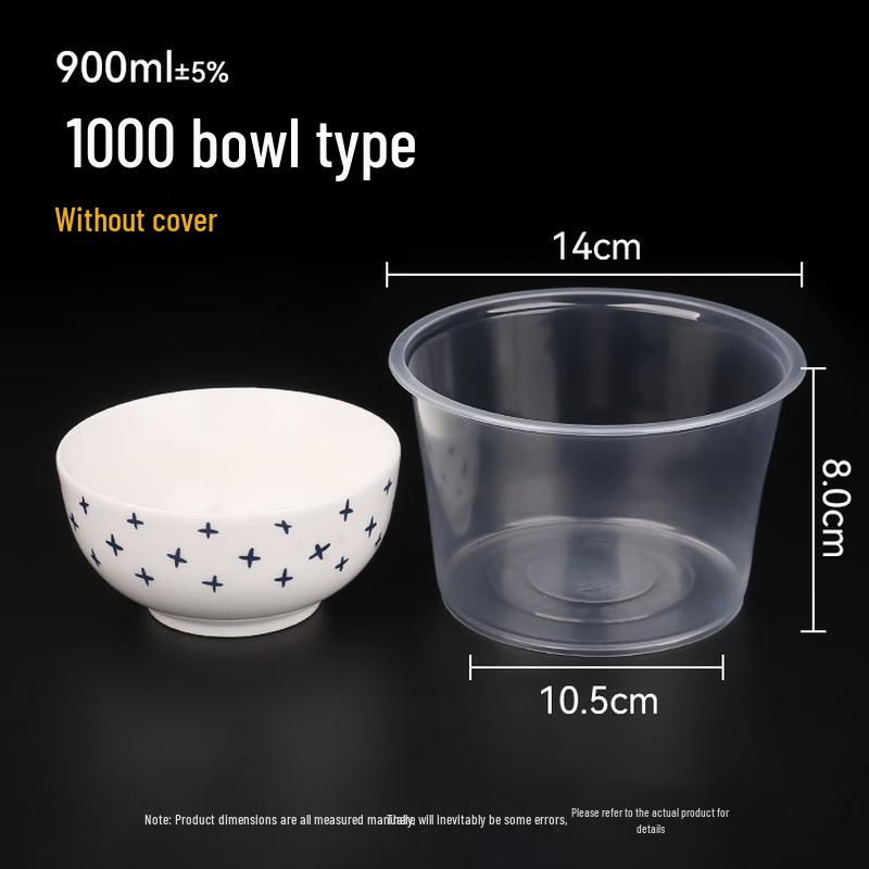 Chulu Disposable Round Plastic Bowls