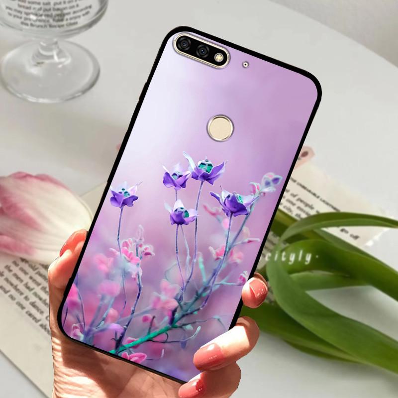 For Huawei Honor 7C Pro Case LND-L29 Silicone Shockproof Soft TPU Phone Cover For Huawei Honor 7C 5.99" Funda Honor7CPro Cartoon