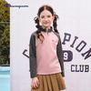 Champion Kids' Retro Half-Zip Long-Sleeve T-Shirt