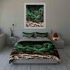 Butterflies, green, floral. Bedding Duvet cover sets Duvet covers Pillowcases gifts (1 * Duvet Cover 2 * Pillowcases, without duvet insert)
