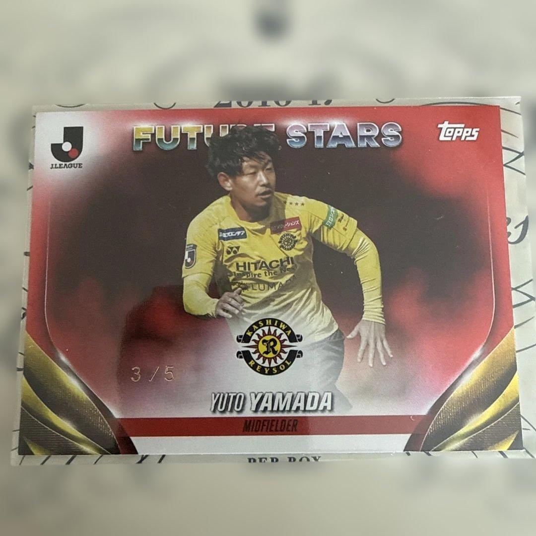 Yuji Yamada Topps J League Red Parallel 5 pieces limited