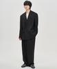 Prairie Big Daddy Fit One-Button Double Blazer (Black)