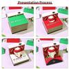 Versatile 2027 Desk Calendar with LED Light 3D Tear-away Pages Modern Design for All Settings