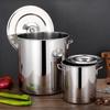 Commercial Stainless Steel Soup Pot with Lid