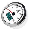 3‑In‑1 6000RPM Tachometer Water Temp Oil Pressure Hour Gauge IP67 Waterproof for Car Boat TruckWhite Dial
