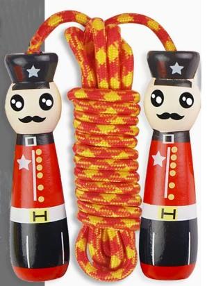 Children'S Jump Rope Bamboo Knot Jump Rope Beginner Adjustable