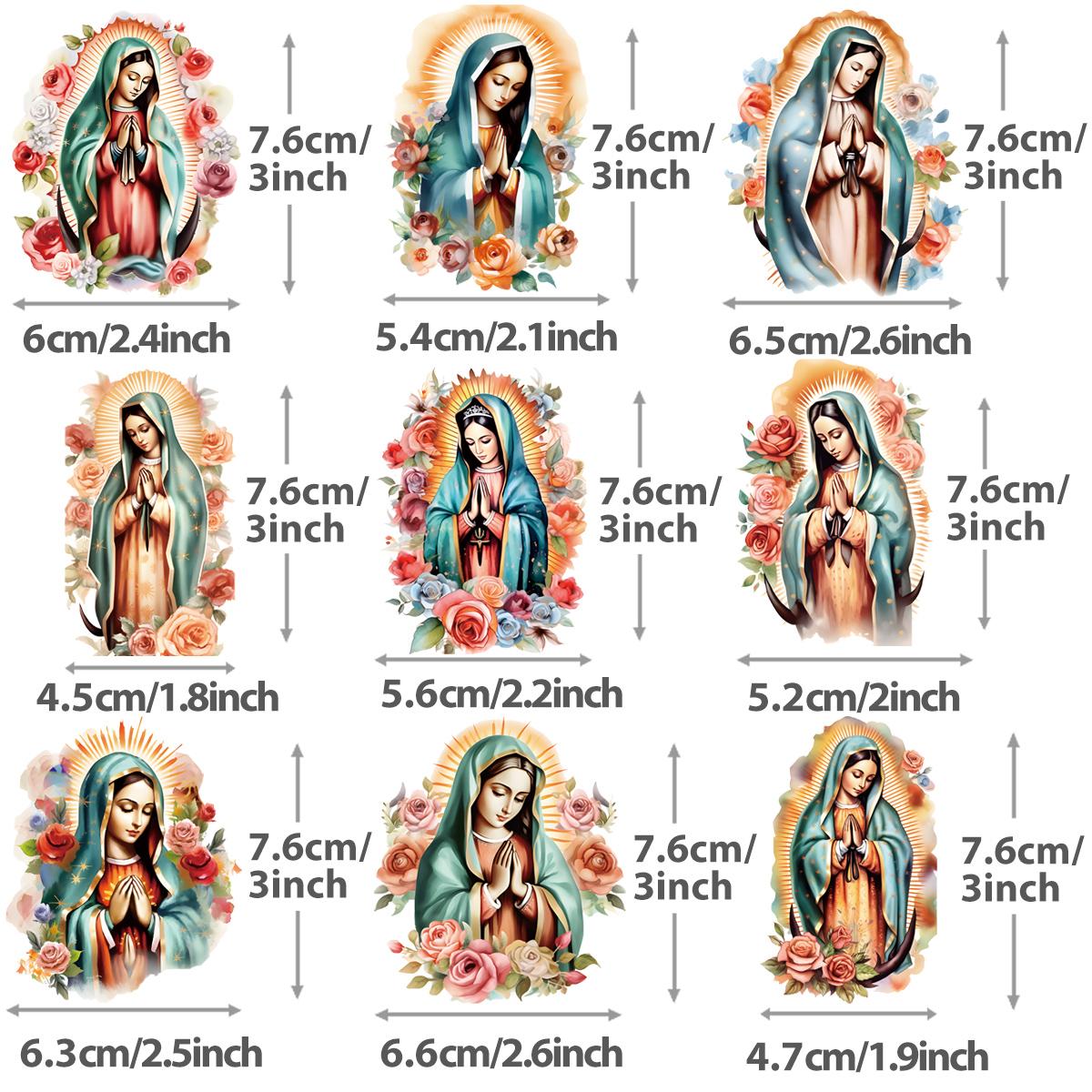 

Женщина Бог Термопресс Наклейки Дева Мария DIY Толстовки Топы Термопресс A-Level Моющиеся виниловые заплатки для футболок и платьев