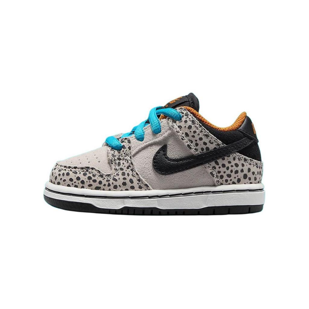 Nike Dunk Low Pro SB TD Electric Pack Baby Sneakers Cream Phantom Black HF7840-001