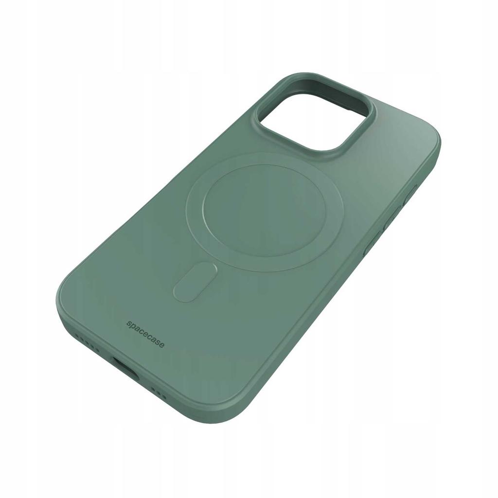 Sc Silicone Magnetic Case Iphone 16 Pro Dark Green