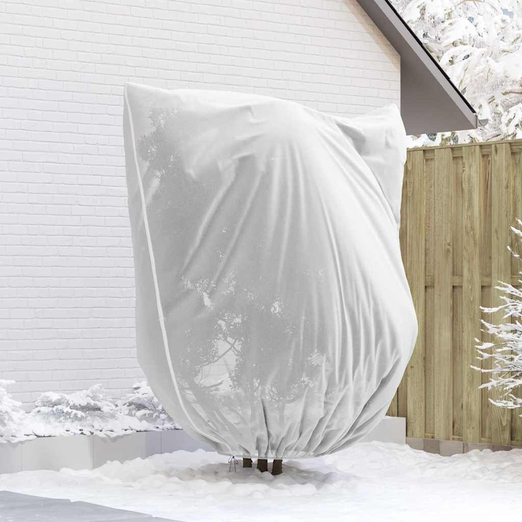Plant Winter Protection Cover White 2.4 x 2 m Non Woven Fabric