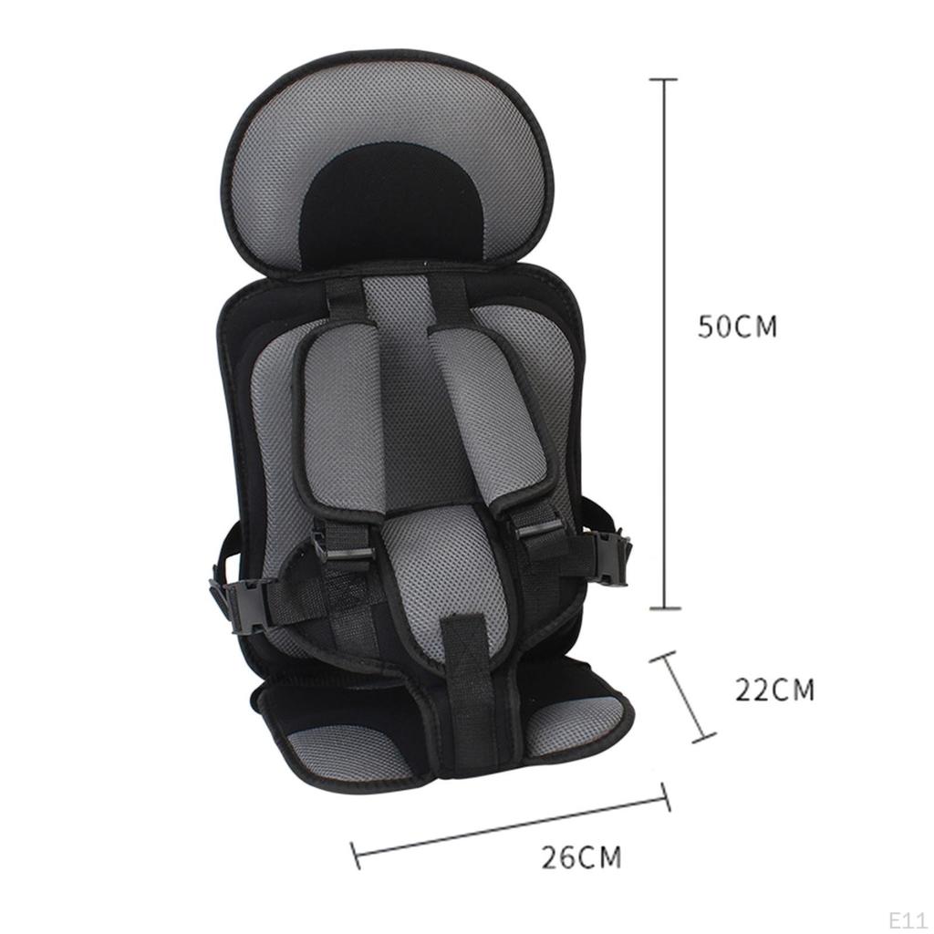 Baby Car Seat Cushion Support Travel Harness Children Cushions Brown