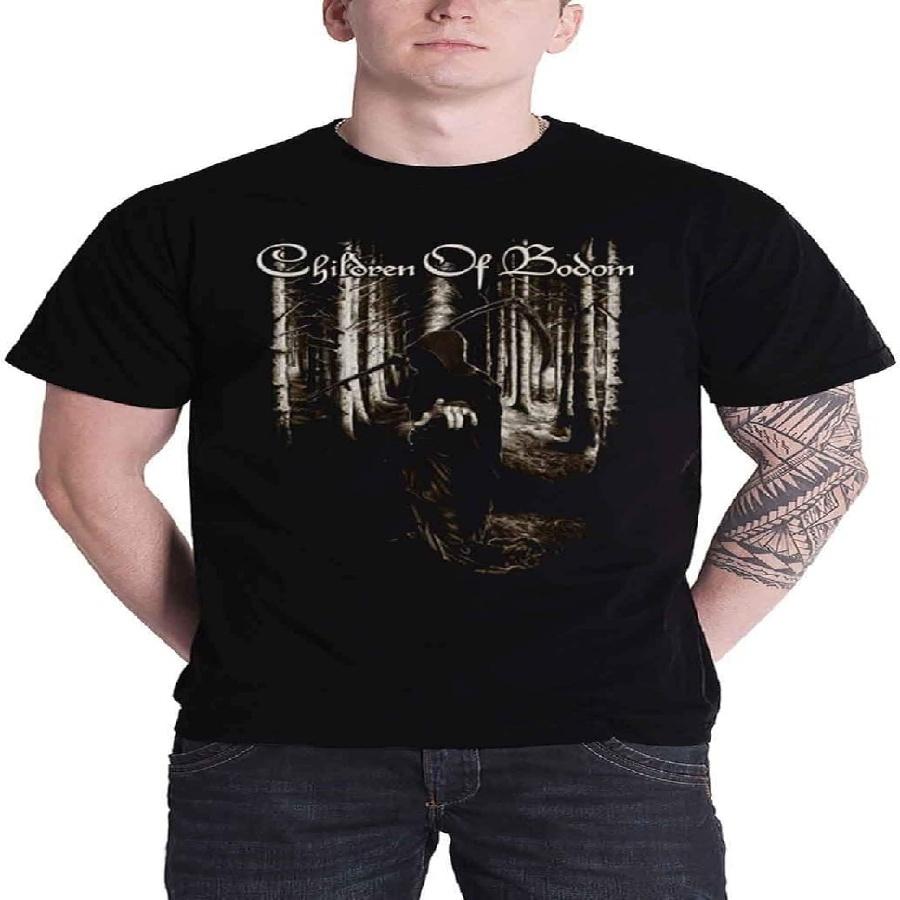 Футболка Children of Bodom Death Wants You Логотип группы Официальная Мужская Черная S чёрный