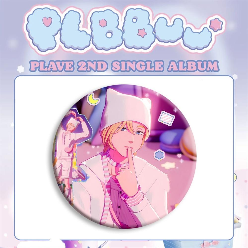 

KPOP PLAVE 2ND Single Album HD Printing Badge Cartoon Cute Brooch Pins YEJUN NOAH BAMBY EUNHO HAMIN Bag Clothing Accessories Bagde
