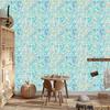Iridescent glitter wallpaper mint and light gray 50x1000