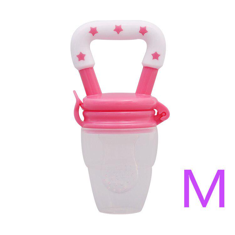 Silicone Baby Food Feeder Nipple Safe Milk Feeder for Baby with Handle Pacifier Bottles Nibbler Fresh Fruit Snack Holder 3 Month
