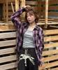 AMOU Bone Horse Sweat Pants Black