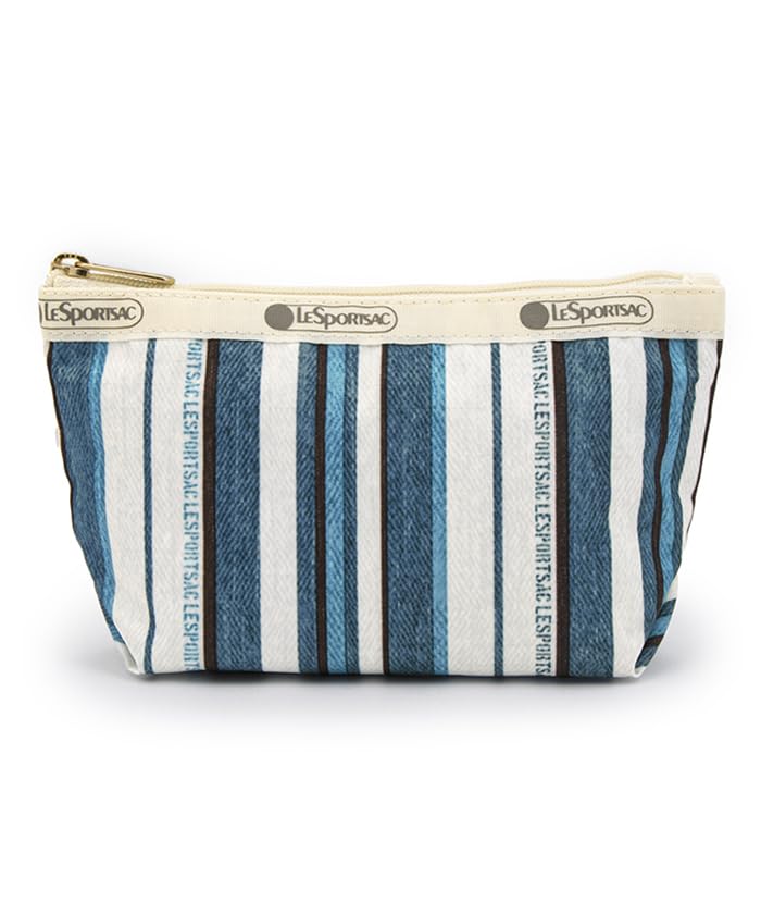 

Мешочек SMALL SLOAN Teal Green Stripe [LeSportsac] [Официальный] COSMETIC/2724