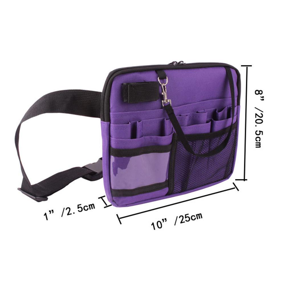 Large capacity multi-layer nurse tool storage bag, nurse waist bag supply toolkit, doctor nurse treasure portable waist bag