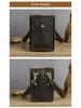 Retro Genuine Leather Waist Bag – Multifunctional Crossbody Pouch for 6-inch Phones