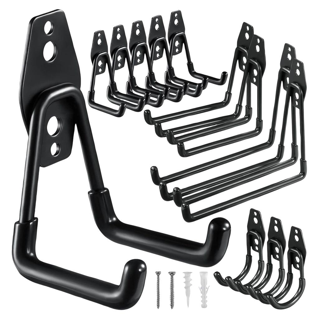 12 Piece Set Of Sturdy Garage Hooks,Garage Hooks, Garden Warehouses, Storage Items, Metal Hooks