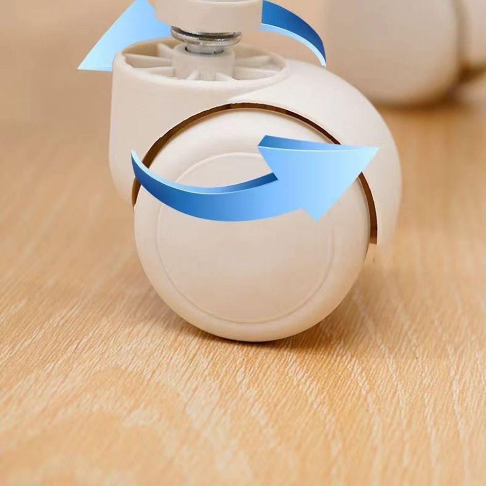 Waterproof Round Stool With Wheels 360 Degree Rotating Low Seat Rolling Pulley Chair  Nail Salon