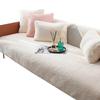 New Rabbit Plush Sofa Cushion Winter Style Anti-skid Thickened Sofa Cover Simple Modern Winter Light Luxury Style Cushion Cover