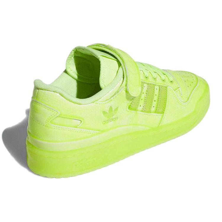 Jeremy Scott X Adidas Forum Low Dipped - Yellow Fluorescent Unisex Sneakers Green Supplier-Color GZ8817