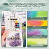 Mini Watercolor Paint Set 12/24Color Pigment Portable Artist Travel Art Painting Kit with Clip 8/15 Grid Box Miniature Color Set