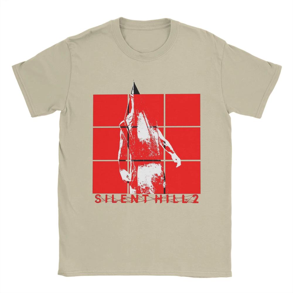Silent Hill 2 Remake Tričko Pyramid Head pro muže ženy Vtipné bavlněné tričko s kulatým výstřihem a krátkým rukávem Originální oblečení